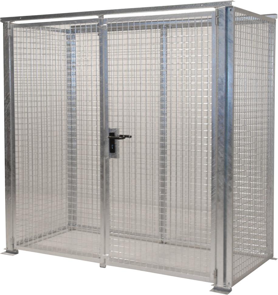 BAUER Gasflaschen-Container GFC-M1-DF 2100x1085x2100mm