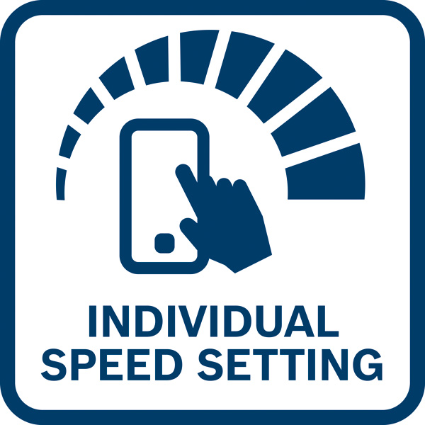Individuelle Geschwindigkeitseinstellung Logo/Symbolbild