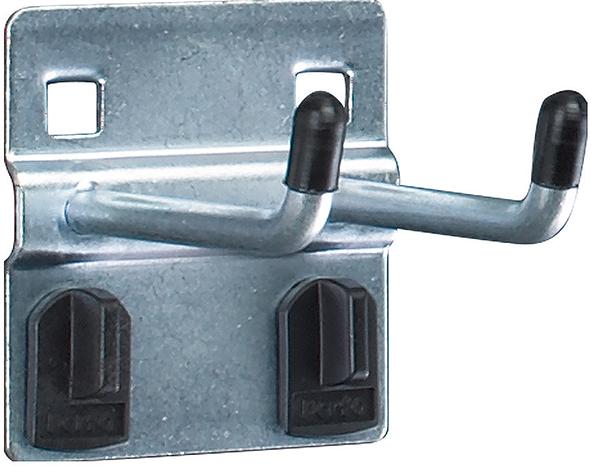 Doppelhaken B20xT50xH60xD6 mm für Lochplatten für Lochplatten bott Doppelhaken B20xT50xH60xD6 mm für Lochplatten für Lochplatten bott