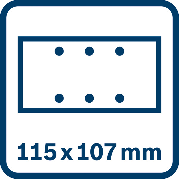 Schleifplatte 115x107 mm Logo/Symbolbild