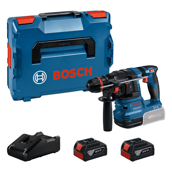 Bosch GBH 18V-22 X Bohrhammer-Set mit Akkus. Produktbild