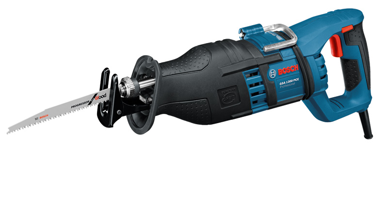 Bosch GSA 1300 PCE Säbelsäge mit Vibrationskontrolle. Produktbild dynamisch