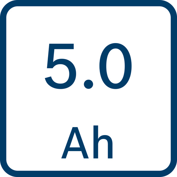 5,0 Ah Logo/Symbolbild
