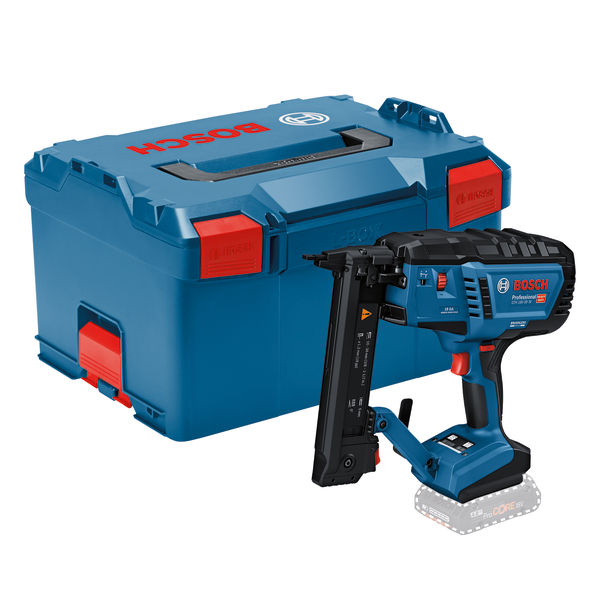 Bosch Nagler GTH 18V-38 von Bosch mit Tragetasche. Produktbild Lieferumfang