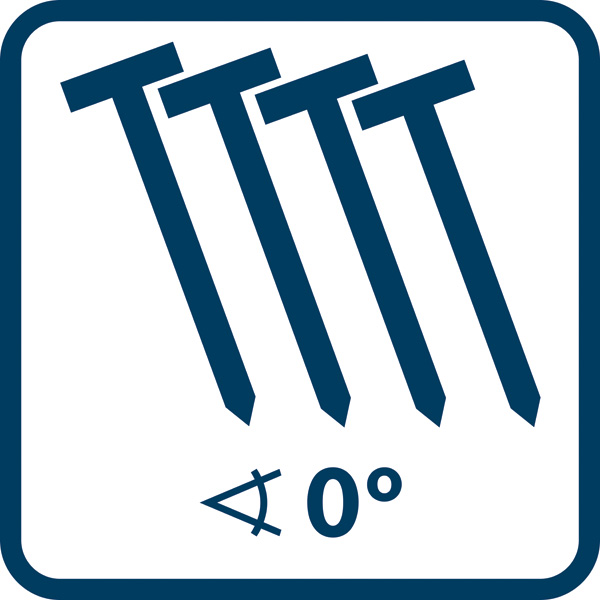 Neigungswinkel 0 Grad Logo/Symbolbild