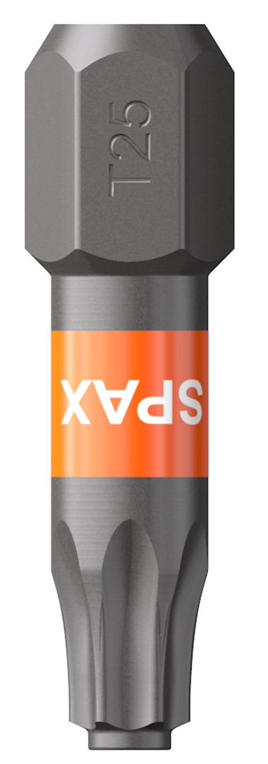 Artikelhauptbild ABC Spax-Bits T-Star plus T 25 x 25, für 5,0 - 6,0 mm Schrauben i Hakendosen à  5 Stück