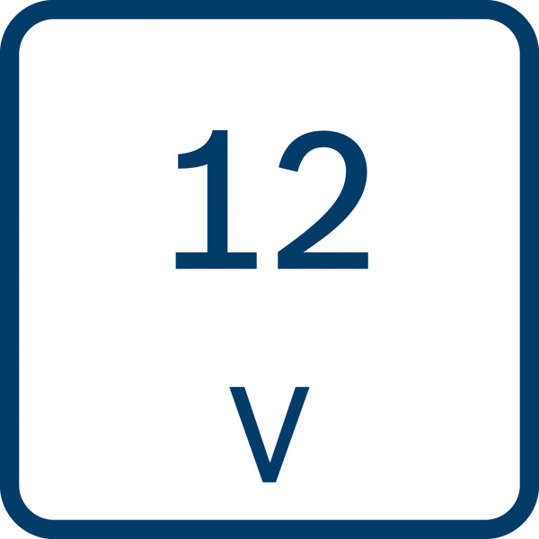 12 Volt Logo/Symbolbild