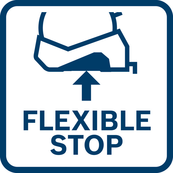 Flexibler Anschlag Logo/Symbolbild