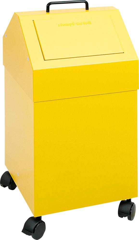Wertstoffsammler 45 l mobil gelb stumpf Wertstoffsammler 45 l mobil gelb stumpf