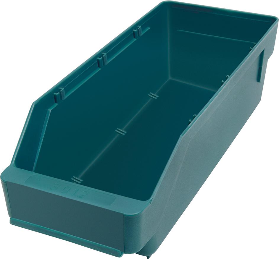 Kleinteilekasten B120xT300xH95 mm grün Kleinteilekasten B120xT300xH95 mm grün