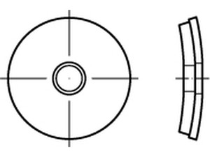 Dichtscheiben ART 88277 Dichtscheiben A 2 16 x 6,8 x1 rostfrei A 2 S normal