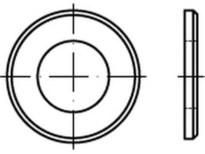 Scheiben DIN 125 A 2 140 HV B 10,5 A 2 S normal