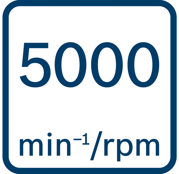 5000 U/min Logo/Symbolbild