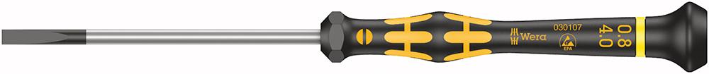 Elektronik- Schraubendreher ESD Schlitz 4x0,8x80mm Wera Elektronik- Schraubendreher ESD Schlitz 4x0,8x80mm Wera