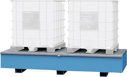 Typ WSP-KTC-ZW, lackiert RAL 5015.
Die abgebildeten KTC-Behälter gehören nicht zum Lieferumfang.