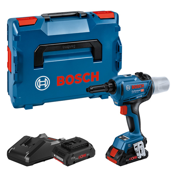 Akku-Nietpistolen-Set GRG 18V-16 C von Bosch . Produktbild Lieferumfang