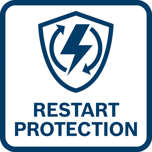 Wiederanlaufschutz Logo/Symbolbild