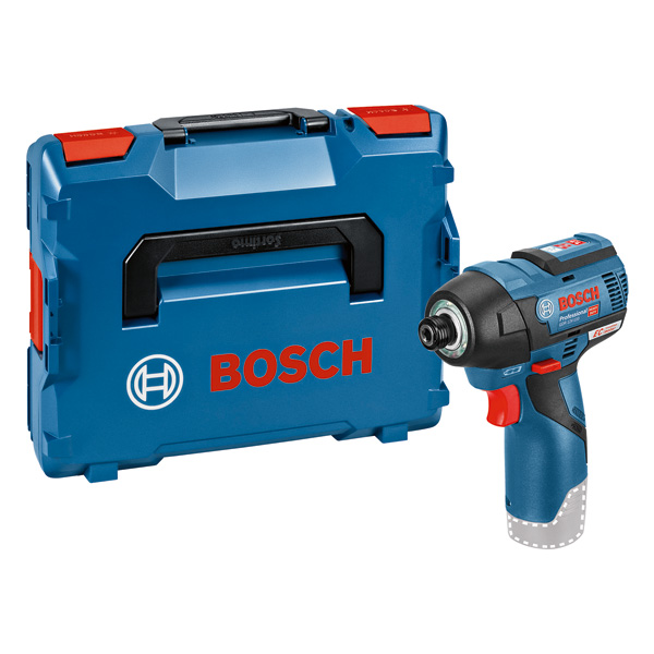 Bosch GDR 12V-110 Akku-Schlagschrauber mit Koffer. Produktbild Lieferumfang