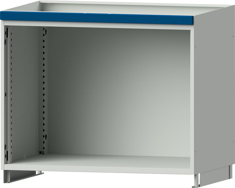 Aufsatzschrank leer B1015 x T720 x H800 mm RAL 7035/5010 Aufsatzschrank leer B1015 x T720 x H800 mm RAL 7035/5010