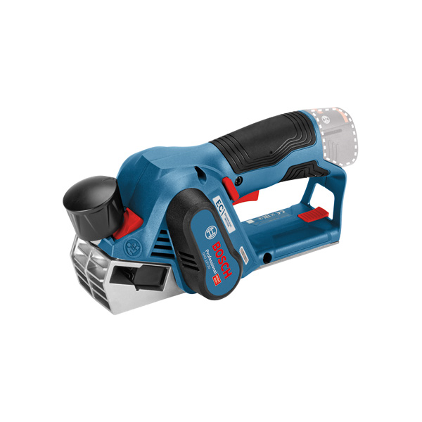 Akku-Hobel GHO 12V-20 von Bosch mit ergonomischem Griff. Produktbild Lieferumfang