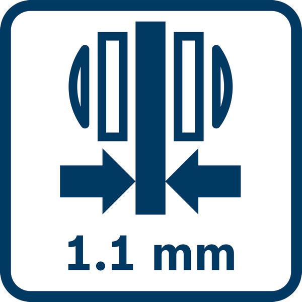 1,1 mm Treibgliedstärke Logo/Symbolbild