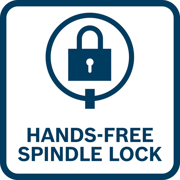 Freihändige Spindelarretierung Logo/Symbolbild