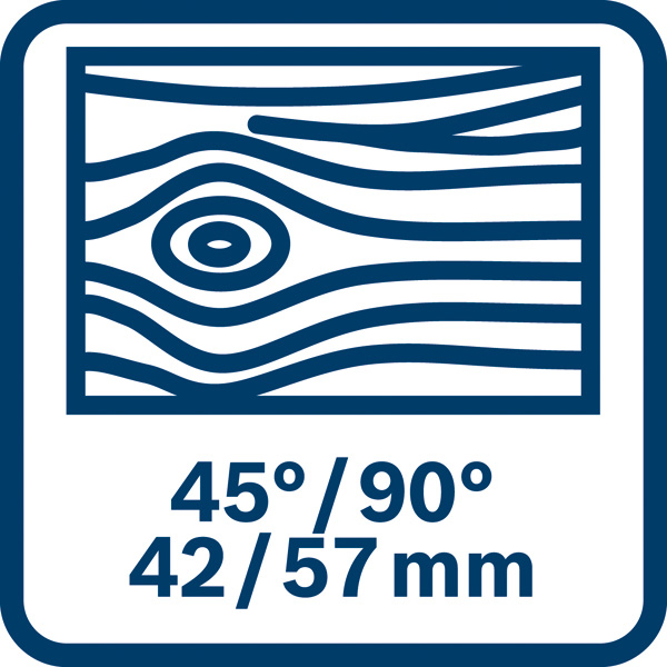 Schnitttiefe Holz Logo/Symbolbild