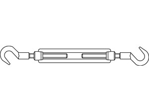 Spannschlossmuttern DIN 1480 Stahl SP HH M 10 galv. verzinkt gal Zn S normal