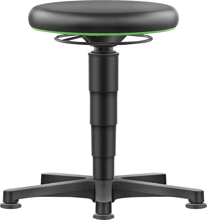 Drehhocker Kunstledersitz Sitzhöhe 450 - 650 mm mit Gleiter Drehhocker Kunstledersitz Sitzhöhe 450 - 650 mm mit Gleiter