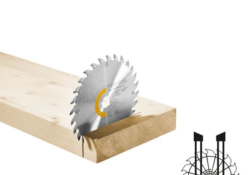 Kreissägeblatt WOOD UNIVERSAL HW 168x1,8x20 W28