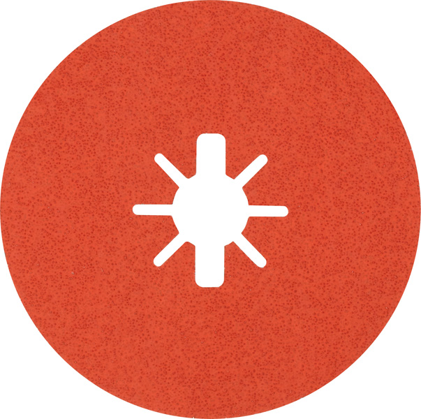 Produktbild EXPERT R782 Prisma Ceramic Fiberscheibe, X-LOCK, 125 mm, 22,23 mm, K 60, 5-tlg.