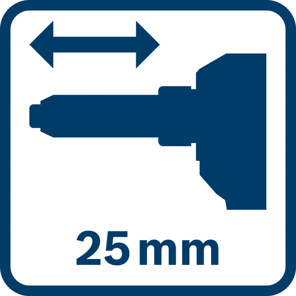 Hublänge 25mm Logo/Symbolbild