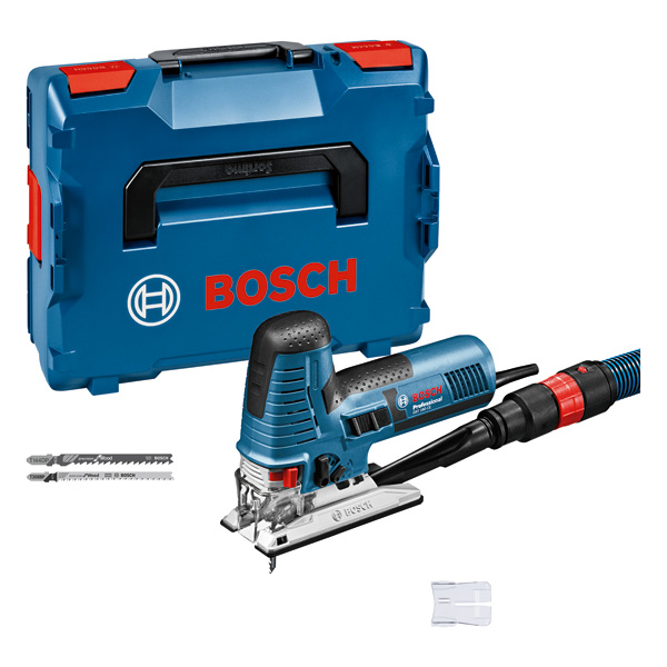 Stichsäge Bosch GST 160 CE mit Koffer. Produktbild Lieferumfang