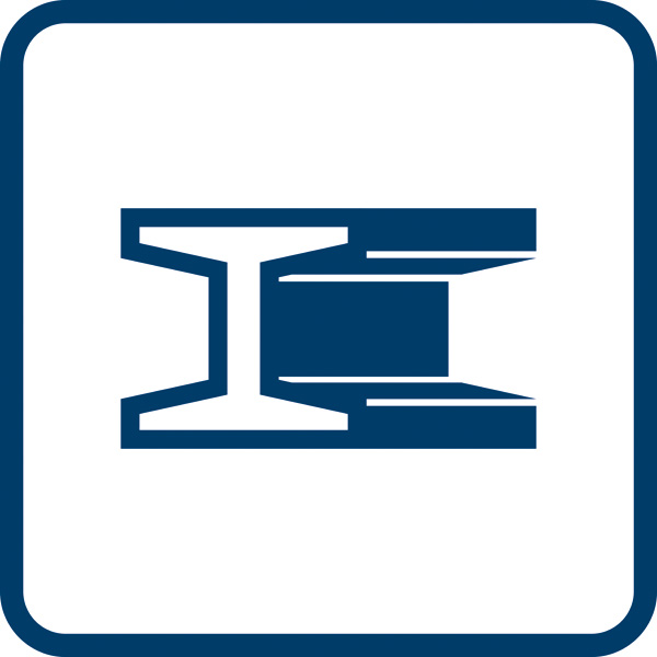 Metallträger Logo/Symbolbild