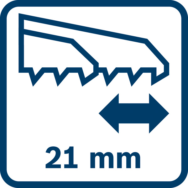 Hublänge 21 mm Logo/Symbolbild