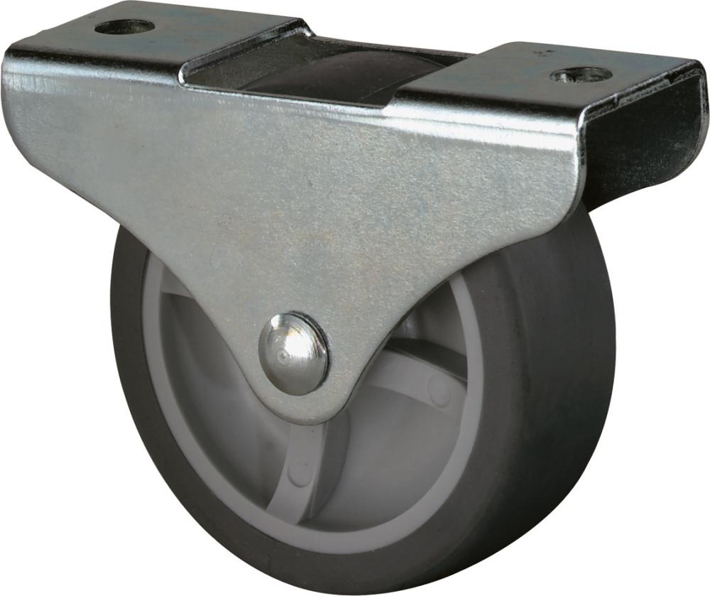 Kastenrolle 25mm E51.025 GL,Gummirad BS ROLLEN Kastenrolle 25mm E51.025 GL,Gummirad BS ROLLEN