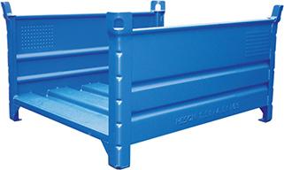 Lagergestell RAL5010 B1000xT800xH600 mm Nutzlast1,5t Auflast4,5t längsseitig Wandumschlag Lagergestell RAL5010 B1000xT800xH600 mm Nutzlast1,5t Auflast4,5t längsseitig Wandumschlag