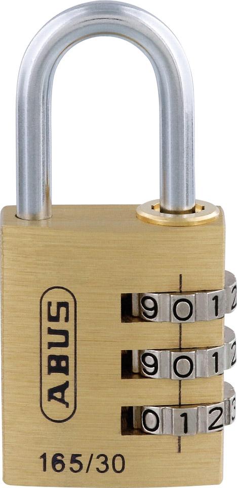 Zahlen-Vorhangschloss 165/30 Code 3-stellig ABUS Zahlen-Vorhangschloss 165/30 Code 3-stellig ABUS