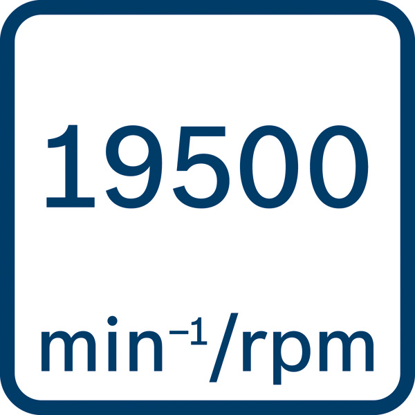 19500 U/min Logo/Symbolbild