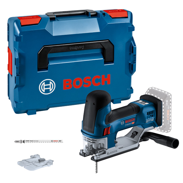 Bosch GST 18V-155 SC Akku-Stichsäge mit Koffer. Produktbild Lieferumfang