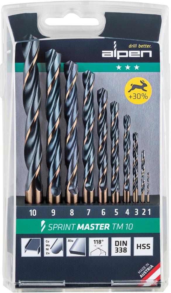 Spiralb. D338N HSS 1,0-10,0 - 1mm stg. ALPEN Spiralb. D338N HSS 1,0-10,0 - 1mm stg. ALPEN