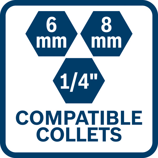 6 mm 8 mm 1/4 Zoll Logo/Symbolbild