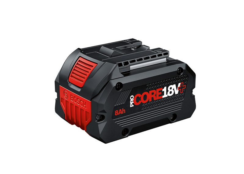 Bosch ProCORE18V+ 8,0 Ah Akkupack. Produktbild dynamisch