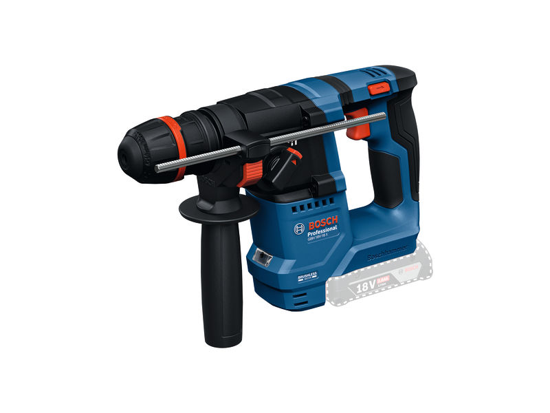 Bosch GBH 18V-18 X Akku-Bohrhammer mit ONECHUCK. Produktbild dynamisch