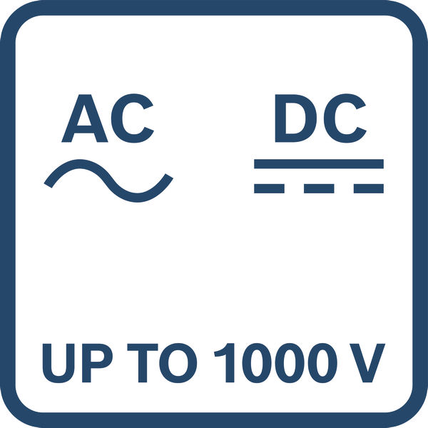AC/DC-Spannung bis 1000V Logo/Symbolbild