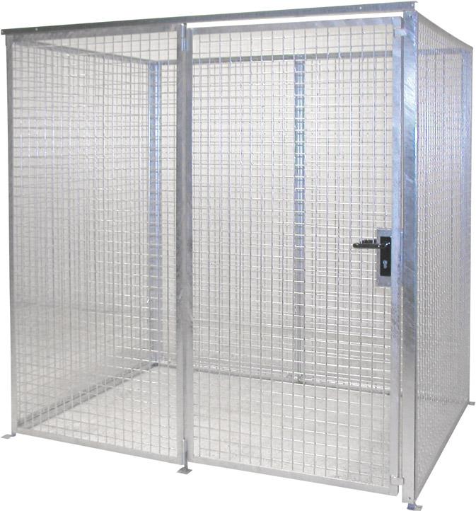 BAUER Gasflaschen-Container GFC-M2 2100x1500x2100mm