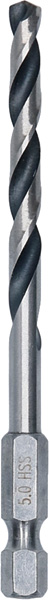 HSS PointTeQ Sechskantbohrer 5,0 mm