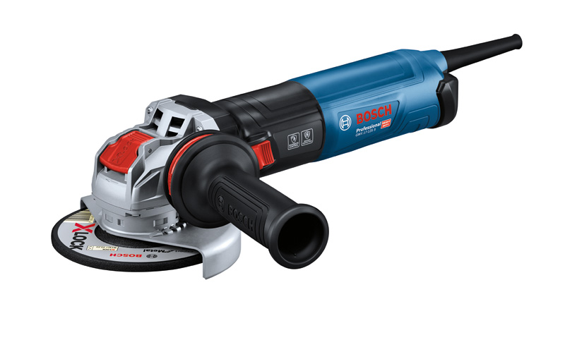 Bosch GWX 17-125 S Winkelschleifer mit X-LOCK-System. Produktbild dynamisch