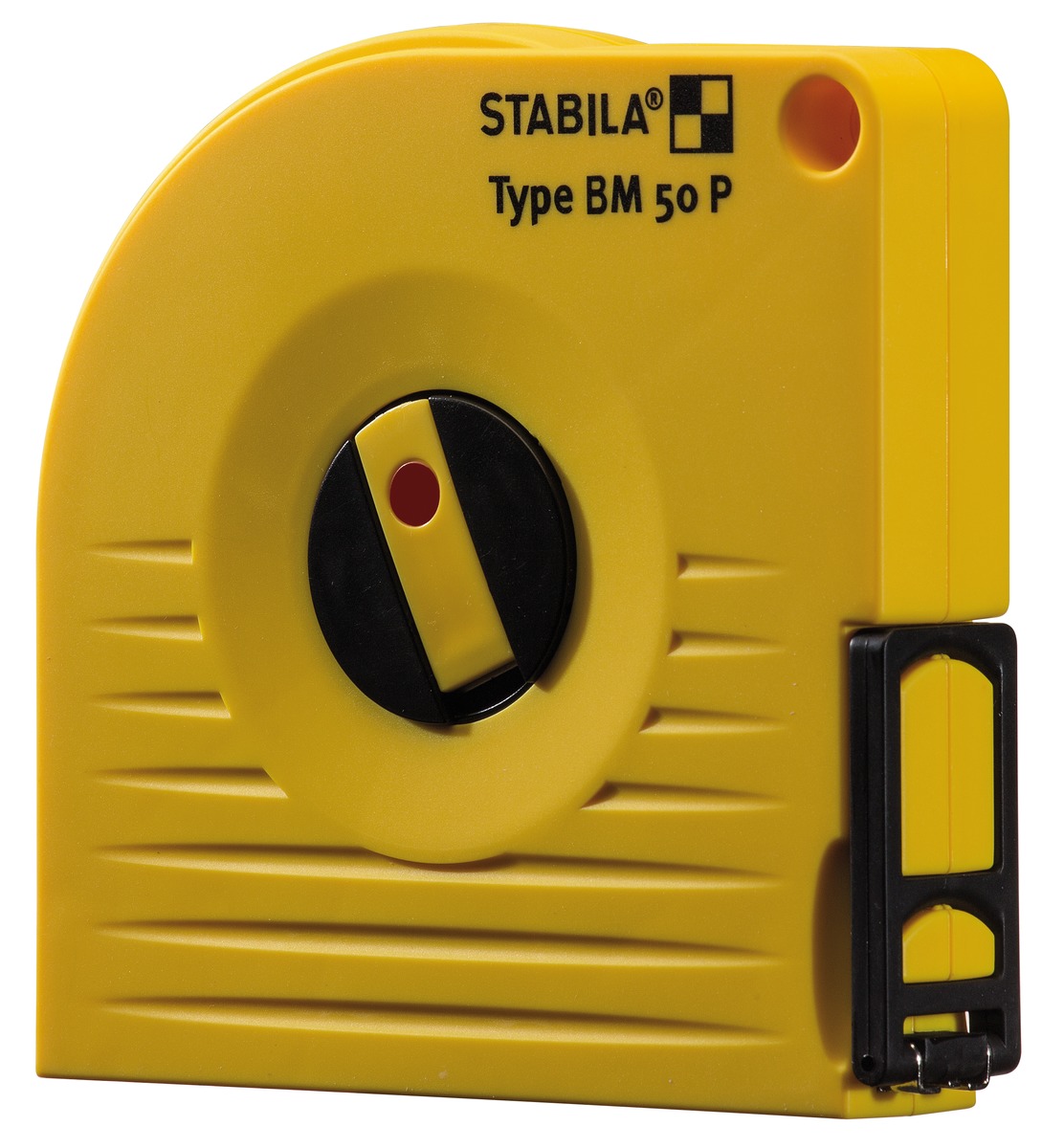 STABILA Bandmaß BM 50 P, 30 m, polyamidbeschichtetes Stahl-Messband, mit Universalhaken STD