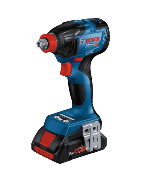 Akku-Schlagschrauber GDX 18V-210 C von Bosch , ProCORE-Akku. Produktbild dynamisch